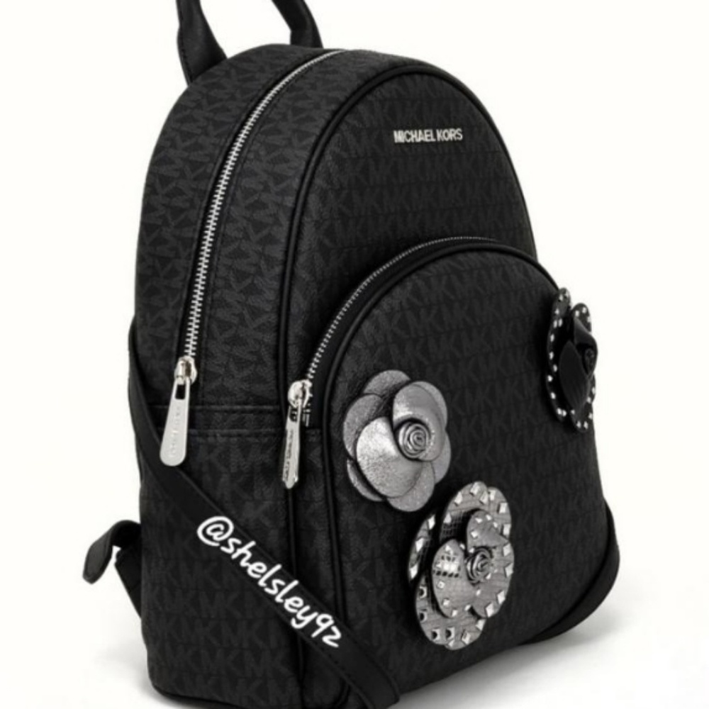 Michael Kors Abbey Signature Floral Backpack - Picture 2 of 5